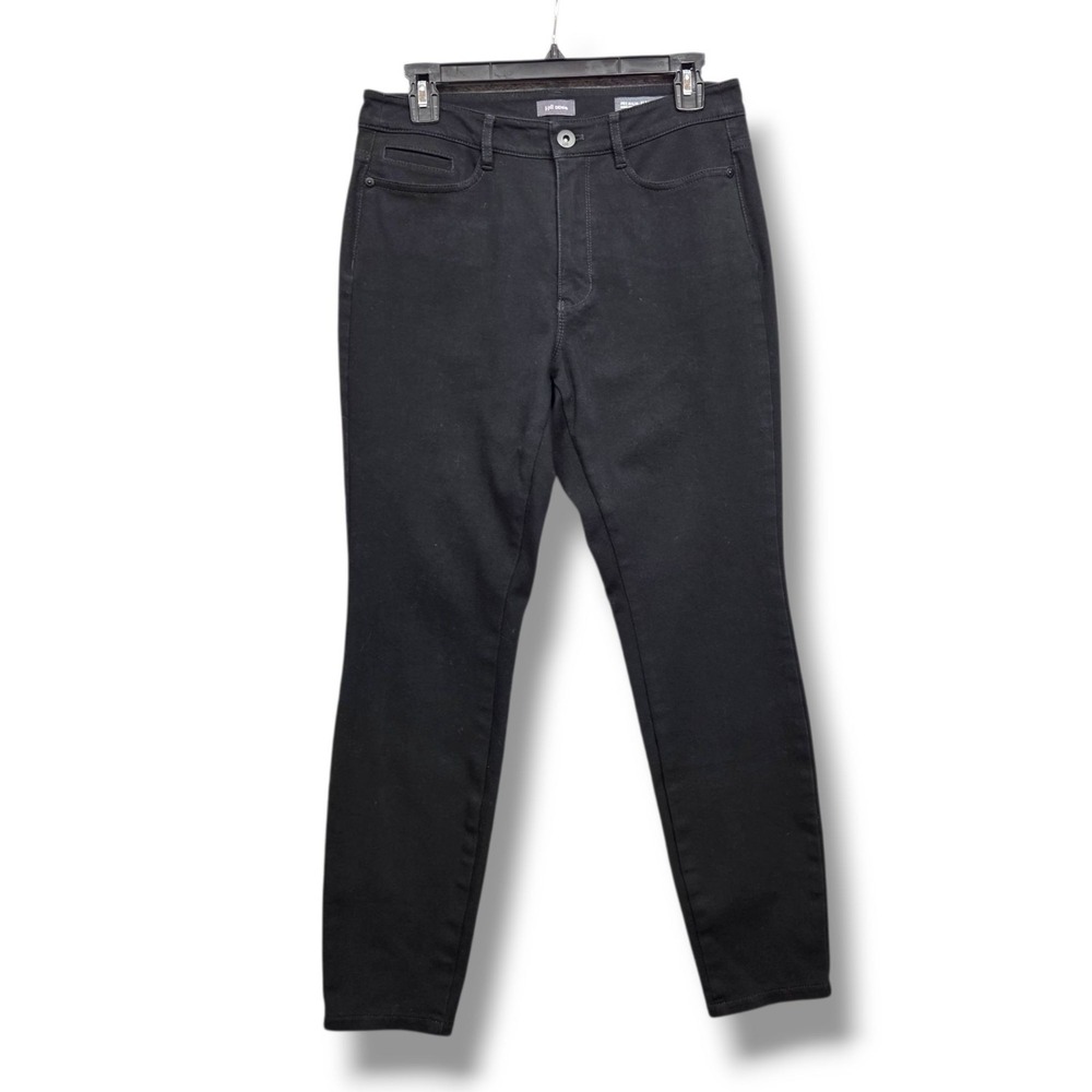 J Jill Premium Flex High Rise Legging Womens 8 Black Mid Rise Jeans